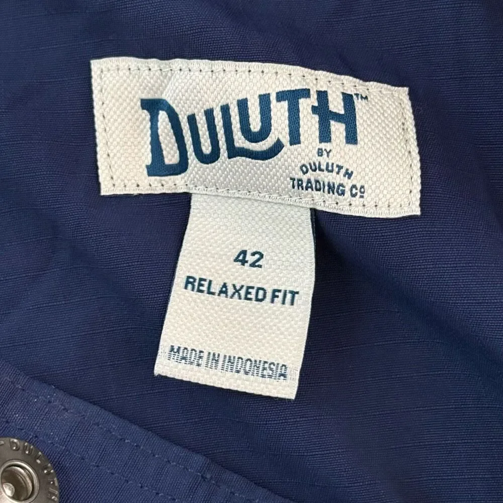 Duluth Trading Co. Relaxed Fit Cargo Navy Blue Shorts - Men’s US 42 - Picture 10 of 13